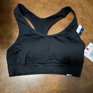 NWT black sports bra